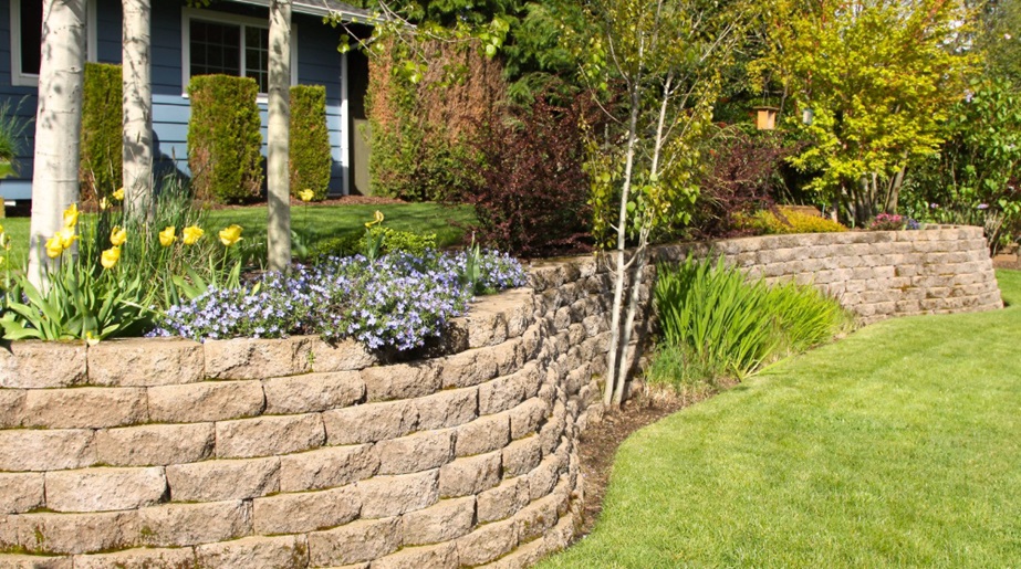 Retaining Wall Installation